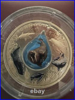 2017 Canada $20 Fine Silver Coin Canadian Underwater Life Walrus RCM