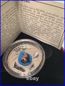 2017 Canada $20 Fine Silver Coin Canadian Underwater Life Walrus RCM