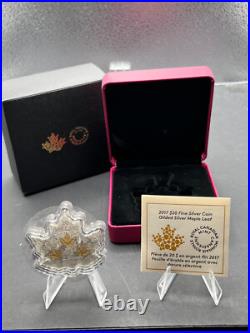 2017 Canada $20 Fine Silver Coin Gilded Silver Maple Leaf