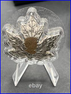 2017 Canada $20 Fine Silver Coin Gilded Silver Maple Leaf
