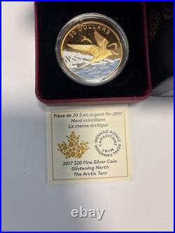 2017 Canada $20 Fine Silver Coin Glistening North Arctic Tern