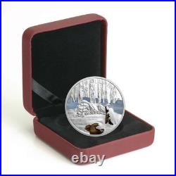 2017 Canada $20 Fine Silver Coin Glistening North The Arctic Wolf