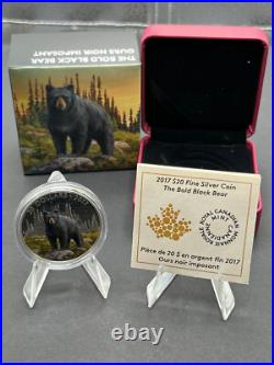 2017 Canada $20 Fine Silver Coin The Bold Black Bear