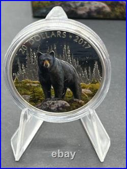 2017 Canada $20 Fine Silver Coin The Bold Black Bear