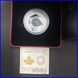2017 Canada $20 Fine silver coin Canadian Underwater life