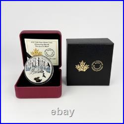2017 Canada $20 Glistening North Arctic Wolf 1 oz Pure Silver Coin