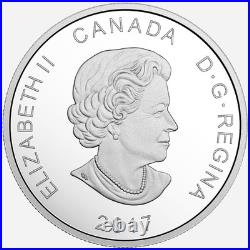 2017 Canada $20 Glistening North Arctic Wolf 1 oz Pure Silver Coin
