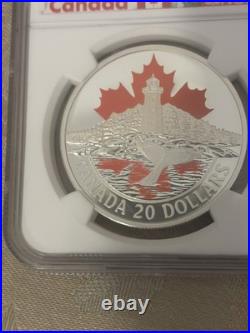 2017 Canada $20 Silver Lighthouse Coin (Canada's Coast Series) Low Pop