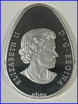 2017 Canada $20 Traditional Ukrainian Pysanka 1 Ounce Fine Silver Egg Coin
