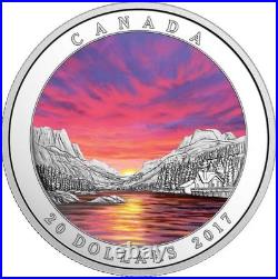 2017 Canada $20 Weather Phenomenon Fiery Sky Pure Silver Coin
