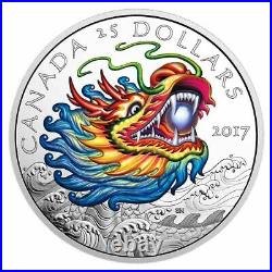 2017 Canada $25 Dragon Boat Festival High Relief 1 oz Silver Coin NGC PF 69