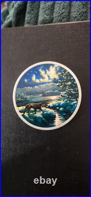 2017 Canada $30 Animals in the Moonlight Cougar Pure Silver Coin