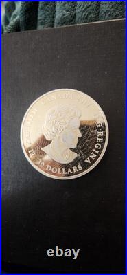 2017 Canada $30 Animals in the Moonlight Cougar Pure Silver Coin