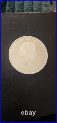 2017 Canada $30 Animals in the Moonlight Cougar Pure Silver Coin