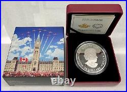 2017 Canada $30 Fine Silver Coin Celebrating Canada Day with Black Light