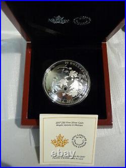 2017 Canada $50 Maple Leaves in Motion Convex Coin