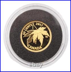 2017 Canada 50 cent The Silver Maple Leaf Pure Gold Coin