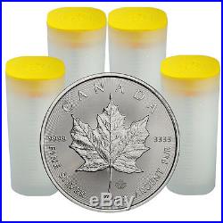 2017 Canada $5 1 oz. Silver Maple Leaf 4 Roll of 25 (100 Coins) SKU44170