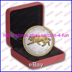 2017 Canada Big Coin Alex Colville Designs #2 Pure Silver 25 Cent Bobcat Coin