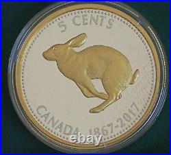2017 Canada Big Coin set 6 x 5 oz Colville DesignsAll pure silver wooden case