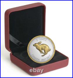 2017 Canada Five Ounce 5c Big Coin Series Rabbit Pure Silver Coin