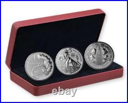 2017 Canada RCM Lore The Forgotten 1927 Designs Pure Silver 3 Coin Set 2017 Canada RCM Lore The Forgotten 1927 Designs Pure Silver 3 Coin Set