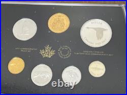 2017 Canada Silver Proof Set. 9999 RCM 1967 Centennial Coinswith COA & Box