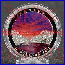 2017 Canada Weather Phenomenon #4 Fiery Sky 1 oz $20 Pure Silver Coin