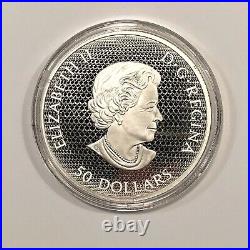 2017 Canadian Icons 5 oz. Pure Silver Coloured Coin