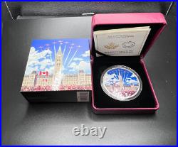 2017 Celebrate Canada Day Fine Silver $30 Coin. 9999 Royal Canadian Mint 2 Oz