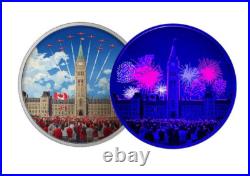 2017 Celebrate Canada Day Fine Silver $30 Coin. 9999 Royal Canadian Mint 2 Oz