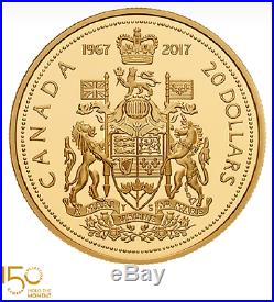 2017 Commemorative 7 Coin Proof Set, 1967 Centennial Design, Silver/gold, No Tax
