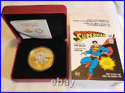 2017 DC Comics Superman 3 oz Pure Silver Coin Canada The Brave and the Bold