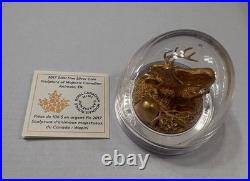 2017 Elk Sculpture of Majestic Canadian Animals $100 pure 10oz. 999 coin Canada