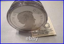 2017 Elk Sculpture of Majestic Canadian Animals $100 pure 10oz. 999 coin Canada