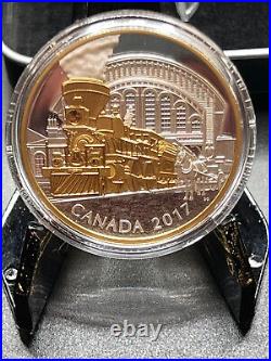 2017 Fine silver Locomotives Across Canada 3-coin Subscription Set