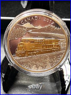 2017 Fine silver Locomotives Across Canada 3-coin Subscription Set