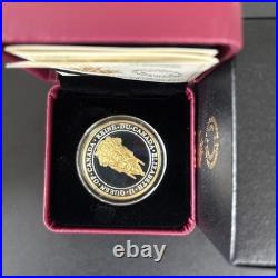 2017 Great Seal of Canada $25 1OZ Pure Silver Gold-Plated Proof Coin