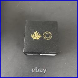 2017 Great Seal of Canada $25 1OZ Pure Silver Gold-Plated Proof Coin