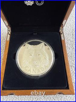 2017 IN THE EYES OF THE TIMBER WOLF 1 KG Silver Proof Coin $250 Canada RCM 2017 IN THE EYES OF THE TIMBER WOLF 1 KG Silver Proof Coin $250 Canada RCM