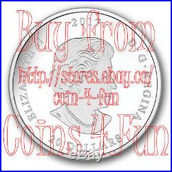 2017 Jewel of Rain Sugar Maple Leaves with Swarovski Crystal $20 Silver Coin