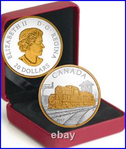 2017 Locomotive RS-20 Across Canada $20 1OZ Pure Silver Proof Train Coin