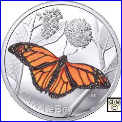 2017'Monarch Migration' Colorized Proof $50 Silver Coin 3oz. 9999 Fine (18241)