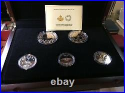 2017 RCM Legacy of the Penny, Proof Silver 5 Large Coin Set