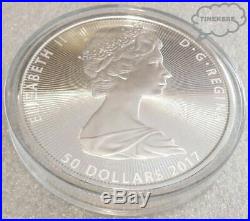 2017 The Great Canadian Niagara Falls 10 Oz. 9999 Fine Silver $50 Bullion Coin