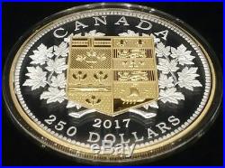 2017 Tribut to First Canadian Gold Coin $250 1-Kilogram Pure Silver Proof Coin