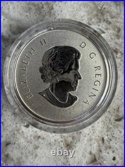 2018 15.87g 99.99% PURE SILVER $10 CANADIAN COIN. THE YEAR OF THE DOG. OGP+COA