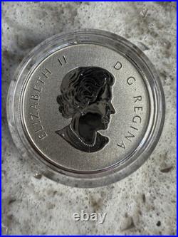 2018 15.87g 99.99% PURE SILVER $10 CANADIAN COIN. THE YEAR OF THE DOG. OGP+COA