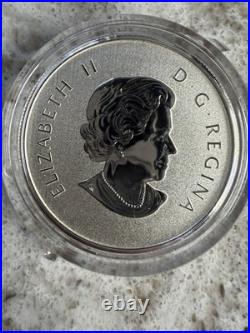 2018 15.87g 99.99% PURE SILVER $10 CANADIAN COIN. THE YEAR OF THE DOG. OGP+COA