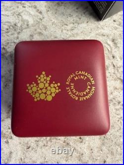 2018 15.87g 99.99% PURE SILVER $10 CANADIAN COIN. THE YEAR OF THE DOG. OGP+COA